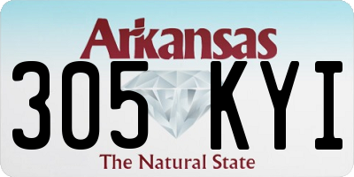 AR license plate 305KYI