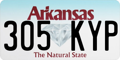 AR license plate 305KYP