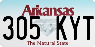 AR license plate 305KYT