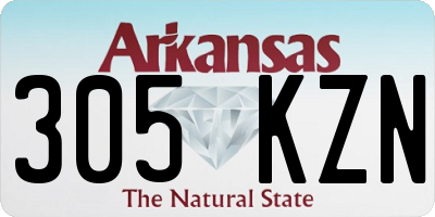 AR license plate 305KZN
