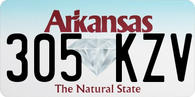 AR license plate 305KZV