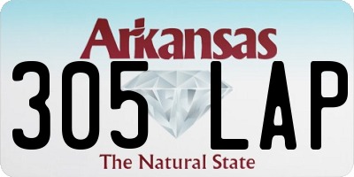 AR license plate 305LAP