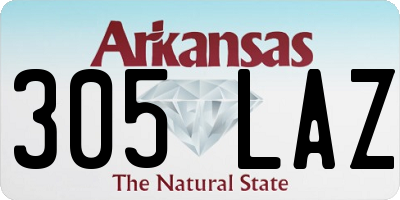 AR license plate 305LAZ
