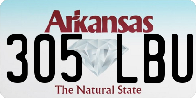 AR license plate 305LBU