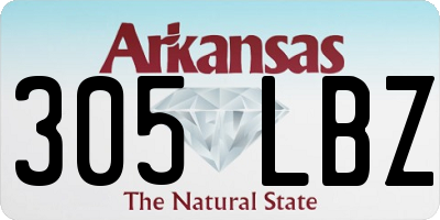 AR license plate 305LBZ