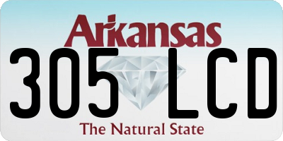 AR license plate 305LCD