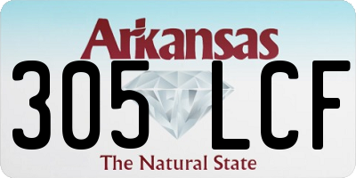 AR license plate 305LCF