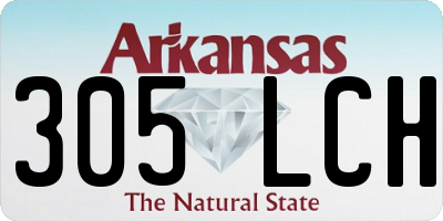 AR license plate 305LCH