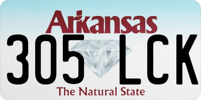 AR license plate 305LCK