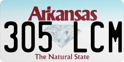 AR license plate 305LCM