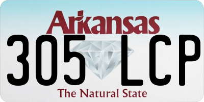 AR license plate 305LCP