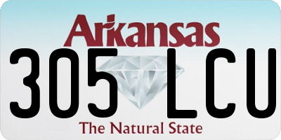 AR license plate 305LCU