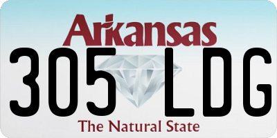 AR license plate 305LDG