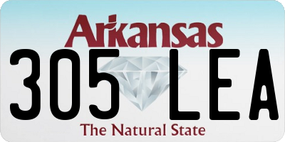 AR license plate 305LEA
