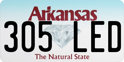 AR license plate 305LED