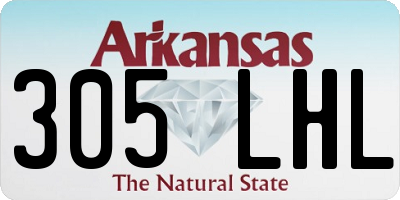 AR license plate 305LHL