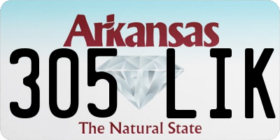 AR license plate 305LIK