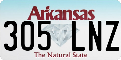 AR license plate 305LNZ