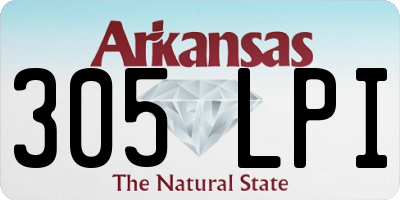 AR license plate 305LPI