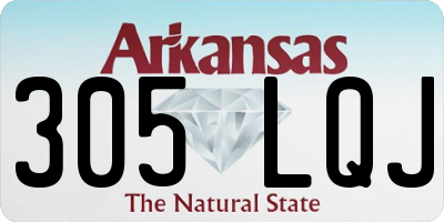 AR license plate 305LQJ