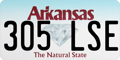 AR license plate 305LSE