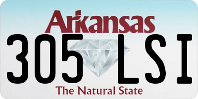 AR license plate 305LSI