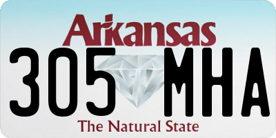AR license plate 305MHA