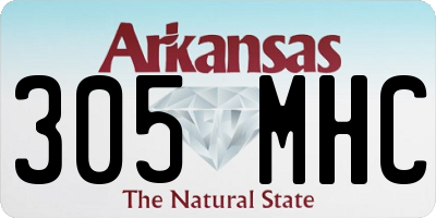 AR license plate 305MHC
