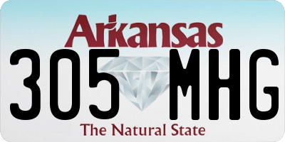 AR license plate 305MHG