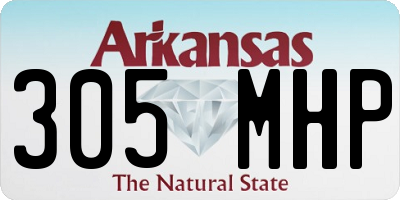AR license plate 305MHP