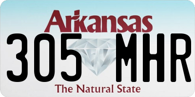 AR license plate 305MHR