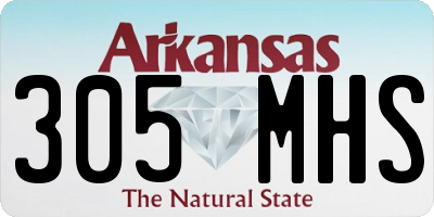 AR license plate 305MHS
