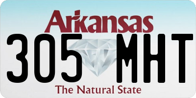 AR license plate 305MHT