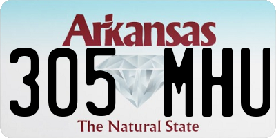 AR license plate 305MHU