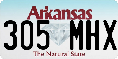 AR license plate 305MHX