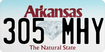 AR license plate 305MHY