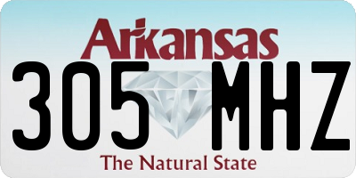 AR license plate 305MHZ