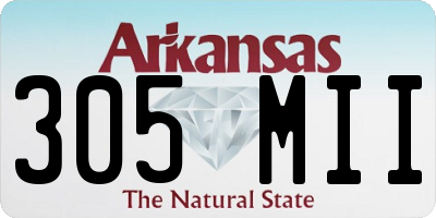AR license plate 305MII