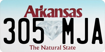 AR license plate 305MJA