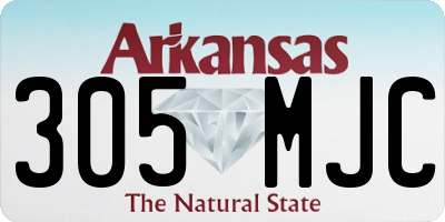 AR license plate 305MJC