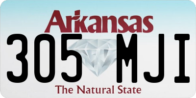 AR license plate 305MJI