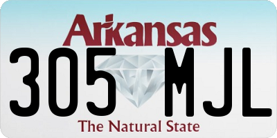 AR license plate 305MJL