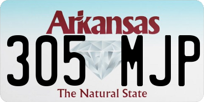 AR license plate 305MJP