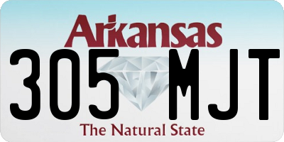AR license plate 305MJT