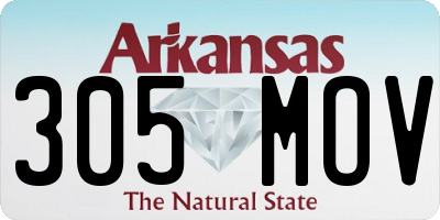 AR license plate 305MOV