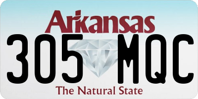 AR license plate 305MQC