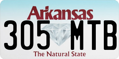 AR license plate 305MTB