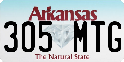 AR license plate 305MTG