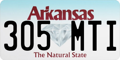 AR license plate 305MTI