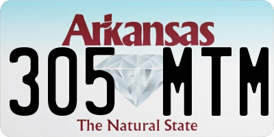 AR license plate 305MTM